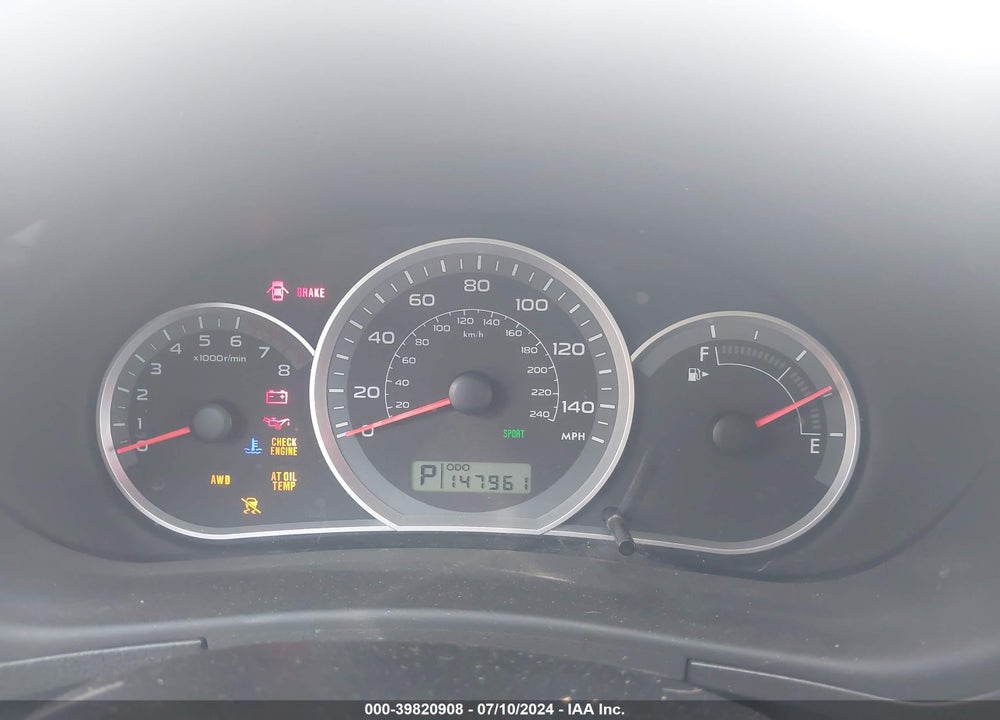 2008 SUBARU IMPREZA 2.5I VIN: JF1GH61608H810339