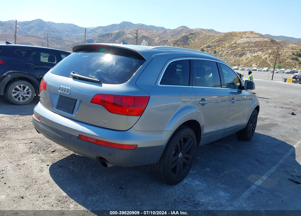 2009 AUDI Q7 3.6 5 PASSENGER/3.6 PREMIUM VIN: WA1AY74L69D010073