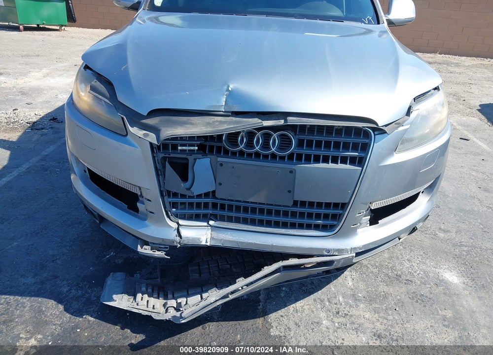 2009 AUDI Q7 3.6 5 PASSENGER/3.6 PREMIUM VIN: WA1AY74L69D010073