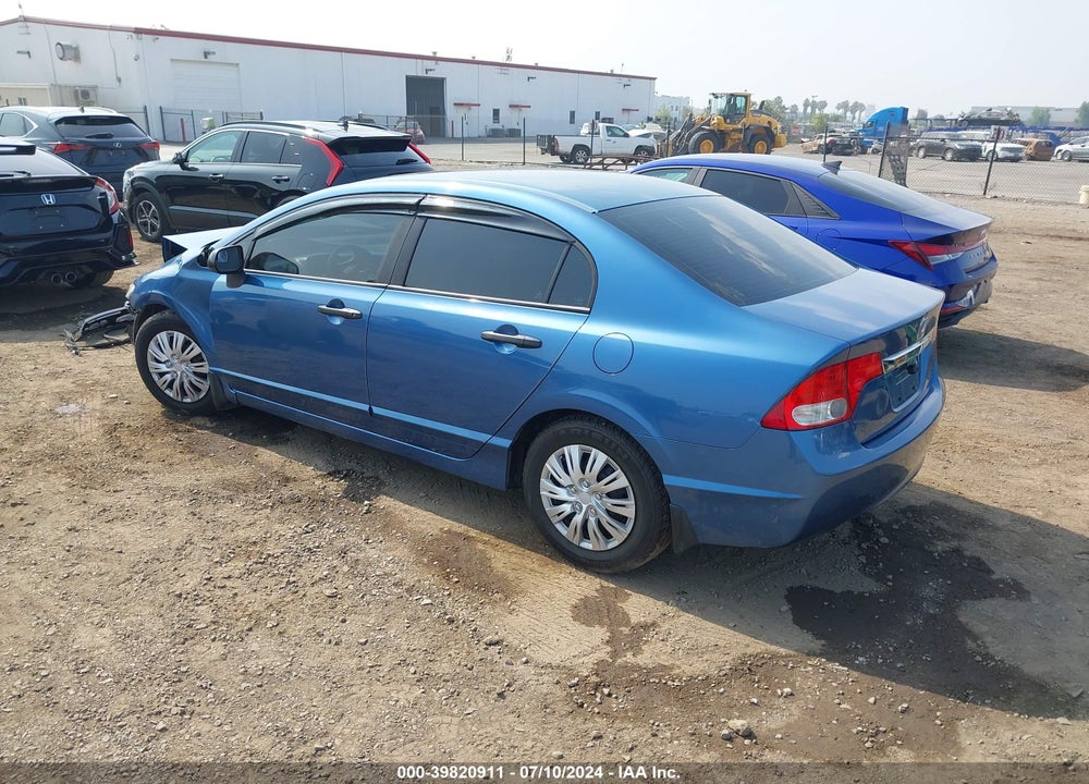 2009 HONDA CIVIC DX VIN: 1HGFA15229L013188