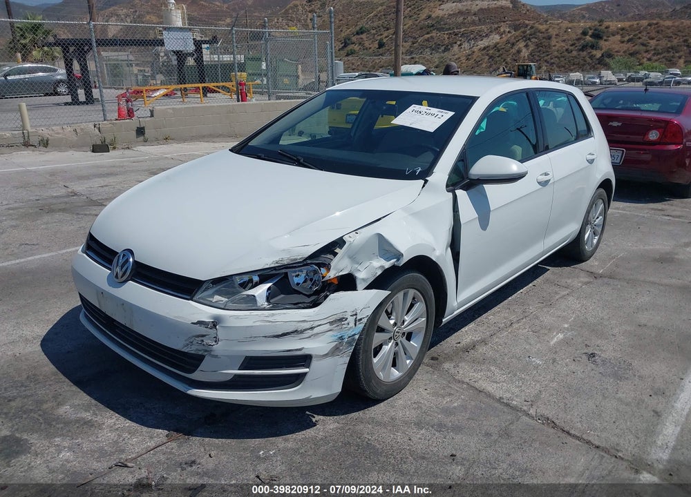 2015 VOLKSWAGEN GOLF TDI S 4-DOOR VIN: 3VW2A7AU7FM096969