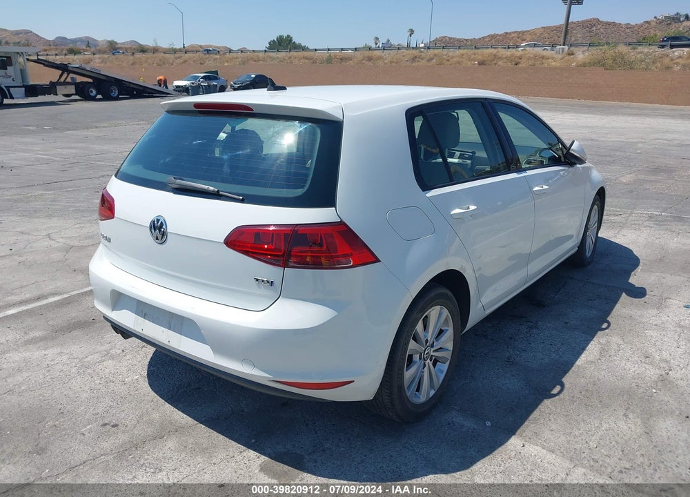 2015 VOLKSWAGEN GOLF TDI S 4-DOOR VIN: 3VW2A7AU7FM096969