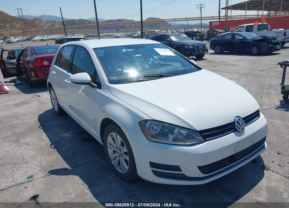 2015 VOLKSWAGEN GOLF TDI S 4-DOOR VIN: 3VW2A7AU7FM096969