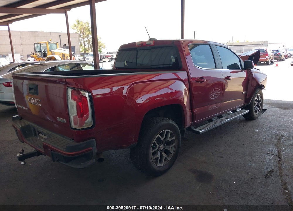 2018 GMC CANYON ALL TERRAIN W/CLOTH VIN: 1GTG6CEN2J1150237