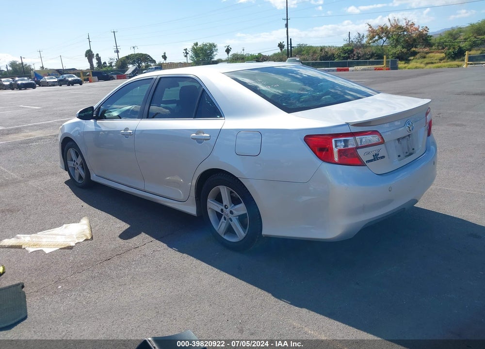 2012 TOYOTA CAMRY SE/SE LIMITED EDITION VIN: 4T1BF1FK4CU128188