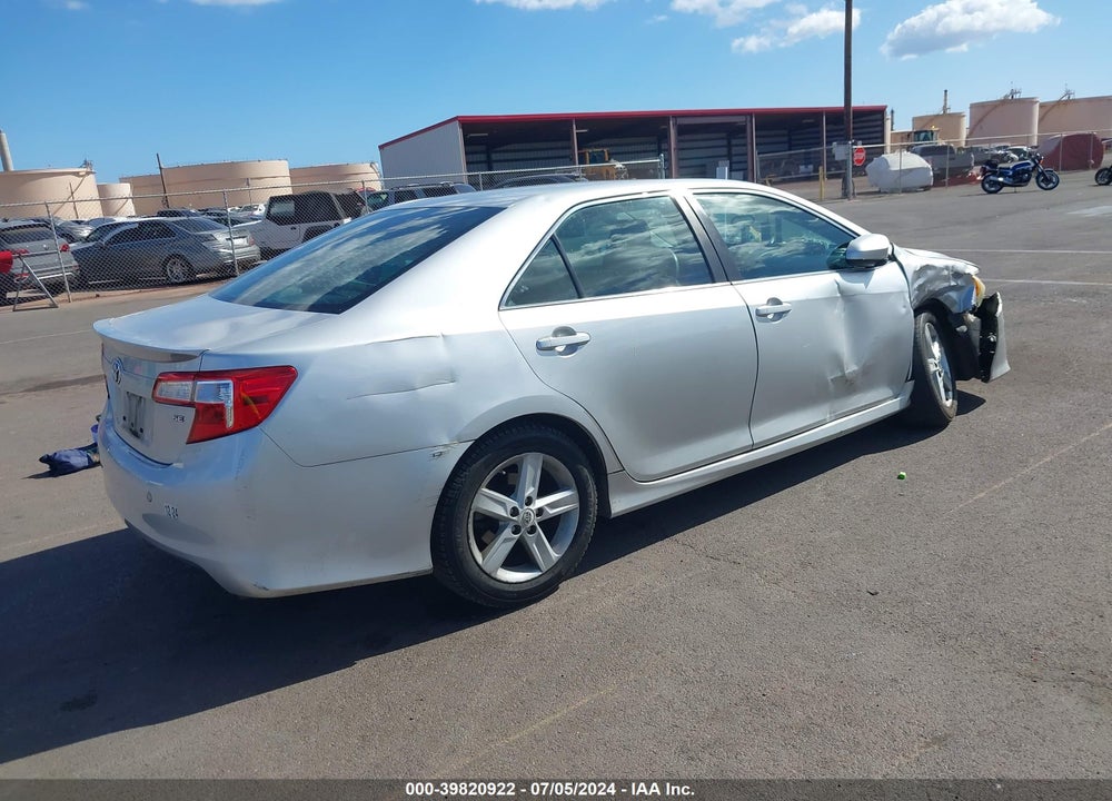 2012 TOYOTA CAMRY SE/SE LIMITED EDITION VIN: 4T1BF1FK4CU128188