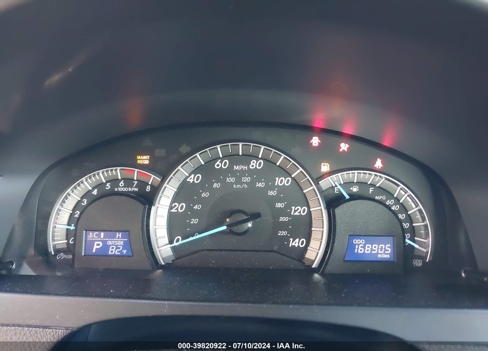 2012 TOYOTA CAMRY SE/SE LIMITED EDITION VIN: 4T1BF1FK4CU128188