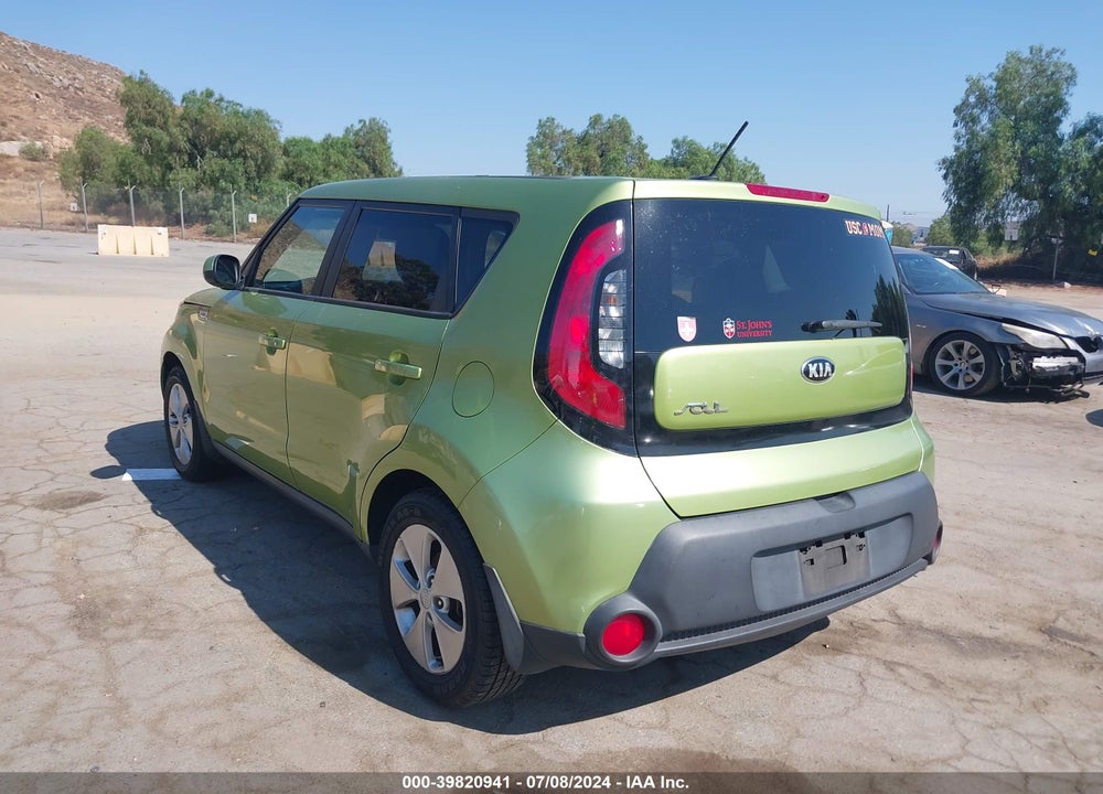 2015 KIA SOUL VIN: KNDJN2A26F7763559