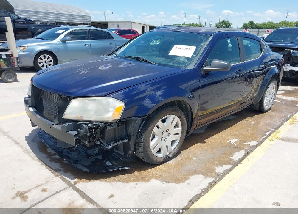 2013 DODGE AVENGER SE VIN: 1C3CDZAB0DN616137