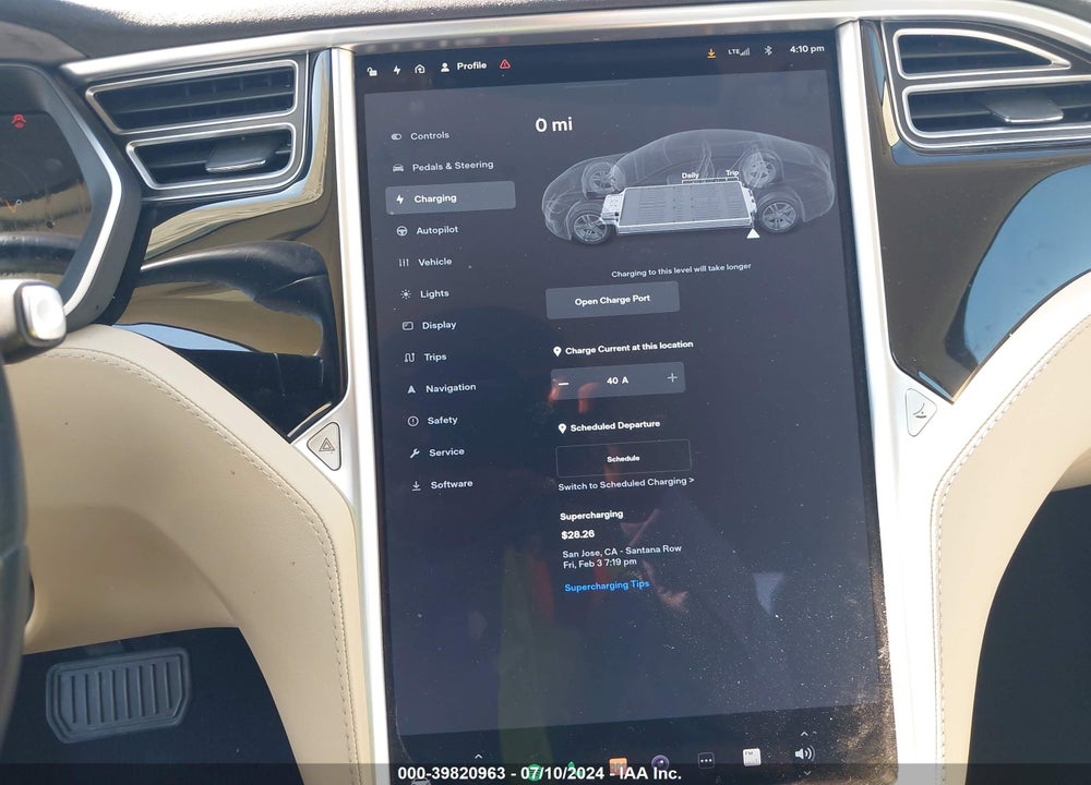 2015 TESLA MODEL S 70D/85D/P85D VIN: 5YJSA1S22FF092653