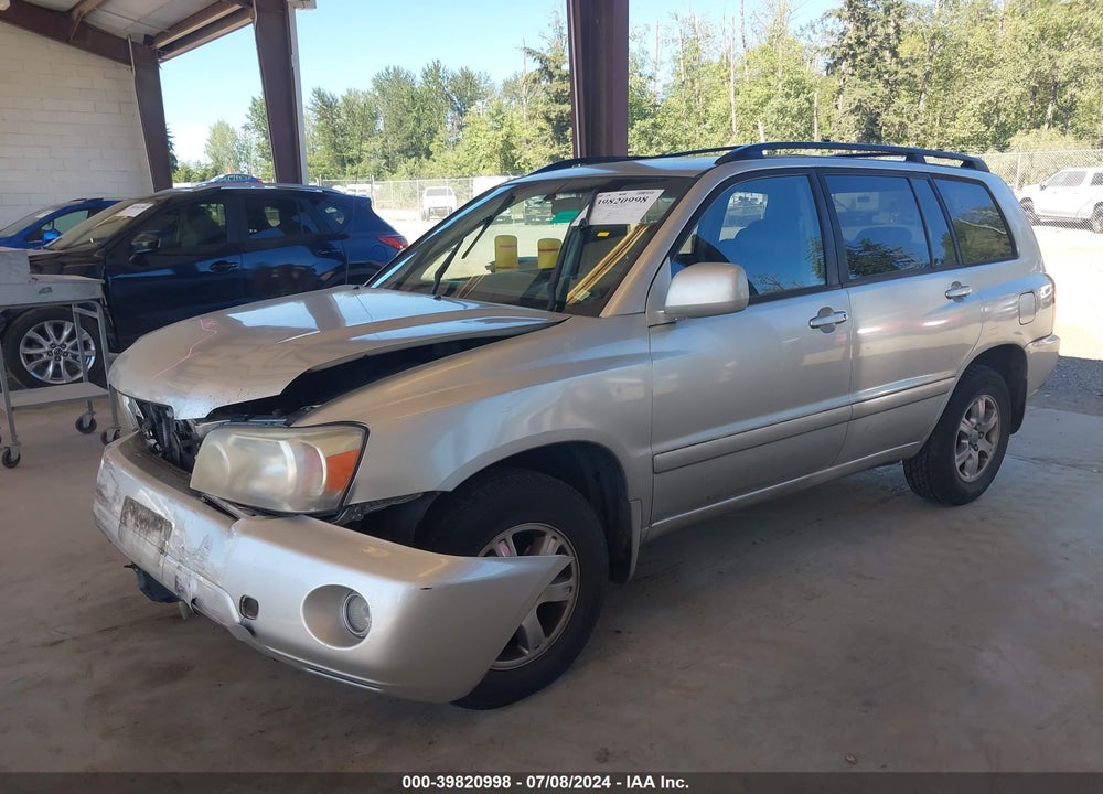 2006 TOYOTA HIGHLANDER V6 VIN: JTEEP21A060158539