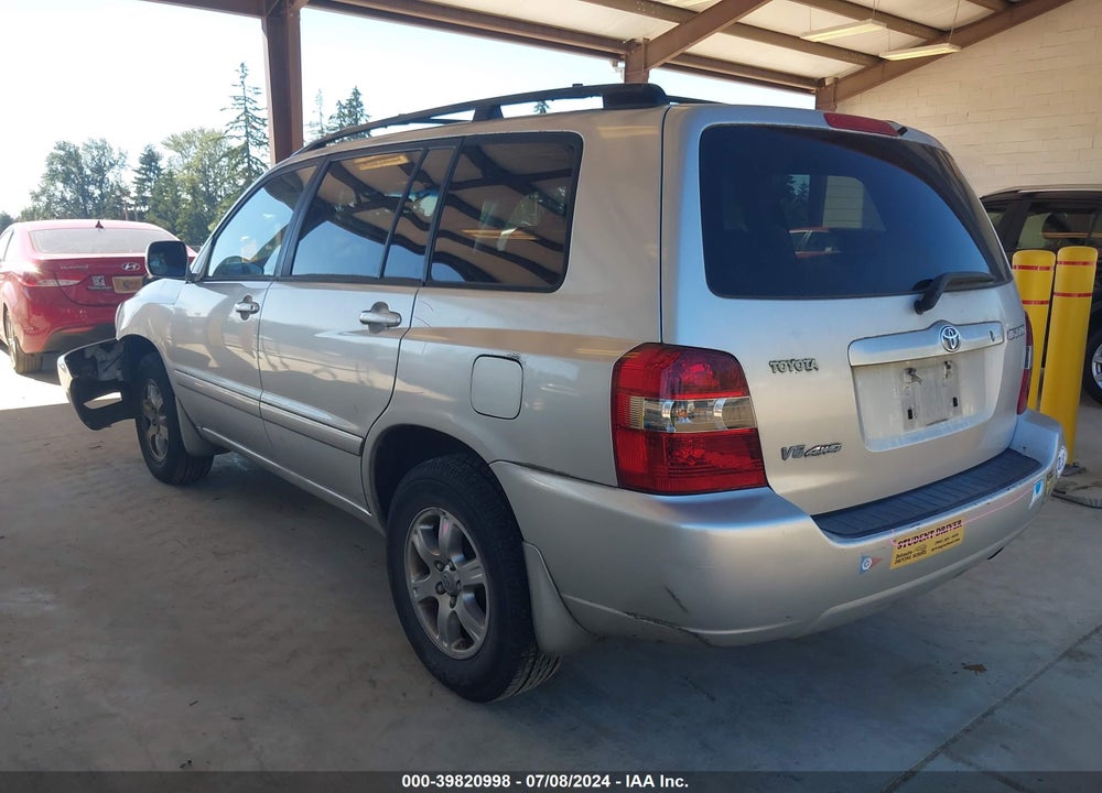 2006 TOYOTA HIGHLANDER V6 VIN: JTEEP21A060158539