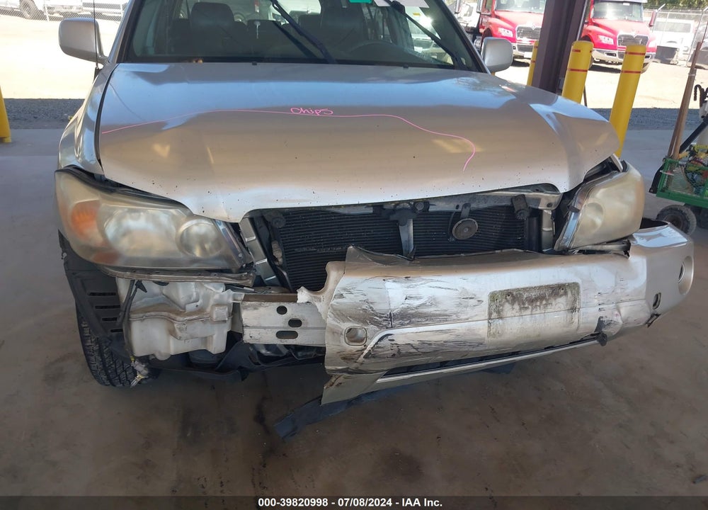 2006 TOYOTA HIGHLANDER V6 VIN: JTEEP21A060158539