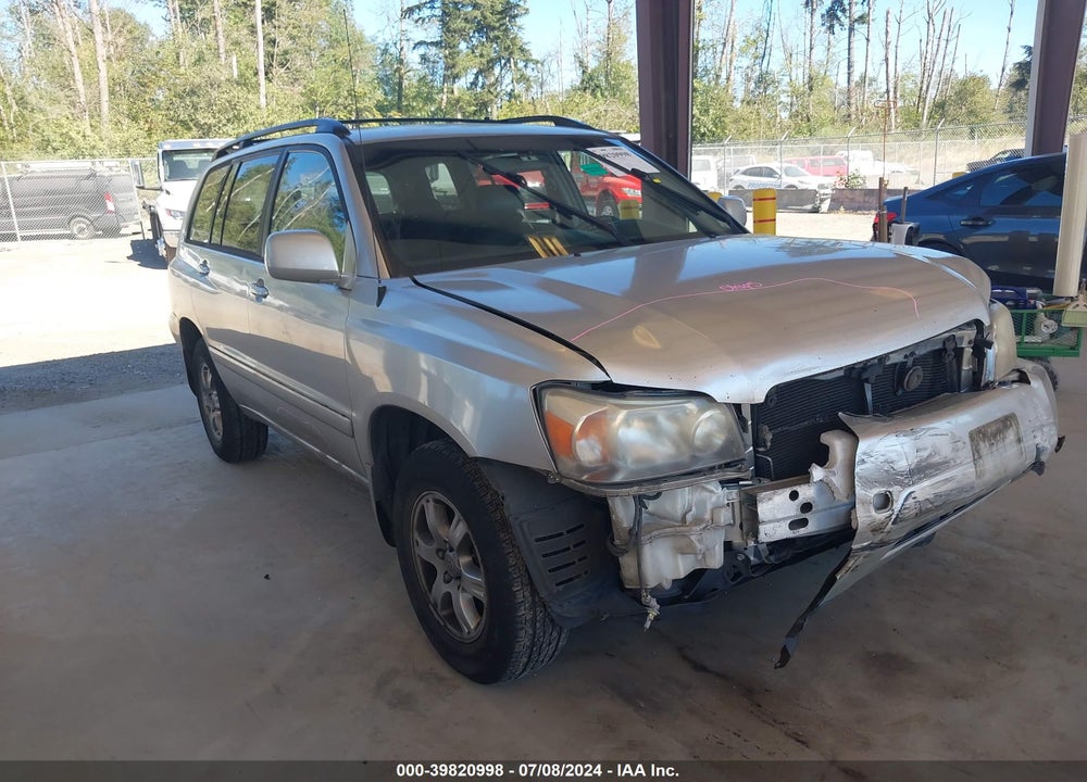 2006 TOYOTA HIGHLANDER V6 VIN: JTEEP21A060158539
