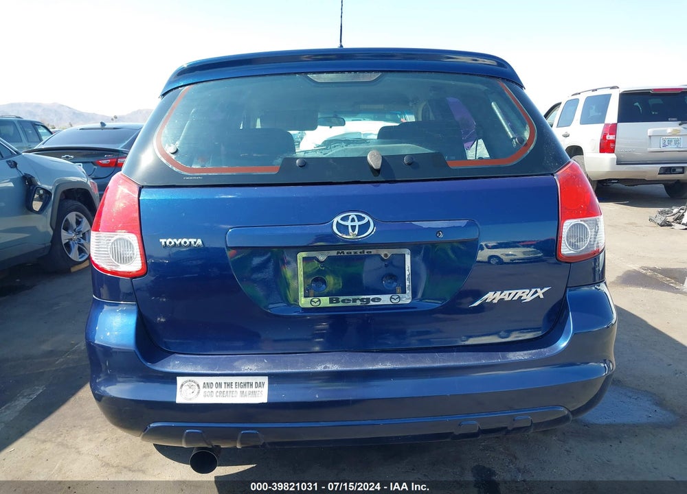 2003 TOYOTA MATRIX STANDARD VIN: 2T1KR32E53C161964