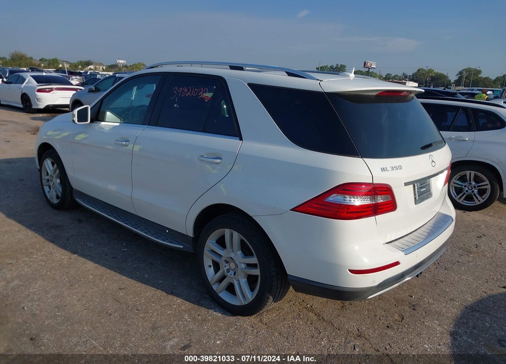 2015 MERCEDES-BENZ ML 350 VIN: 4JGDA5JB5FA514663