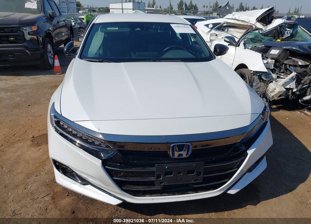 2022 HONDA ACCORD HYBRID SPORT VIN: 1HGCV3F23NA034400
