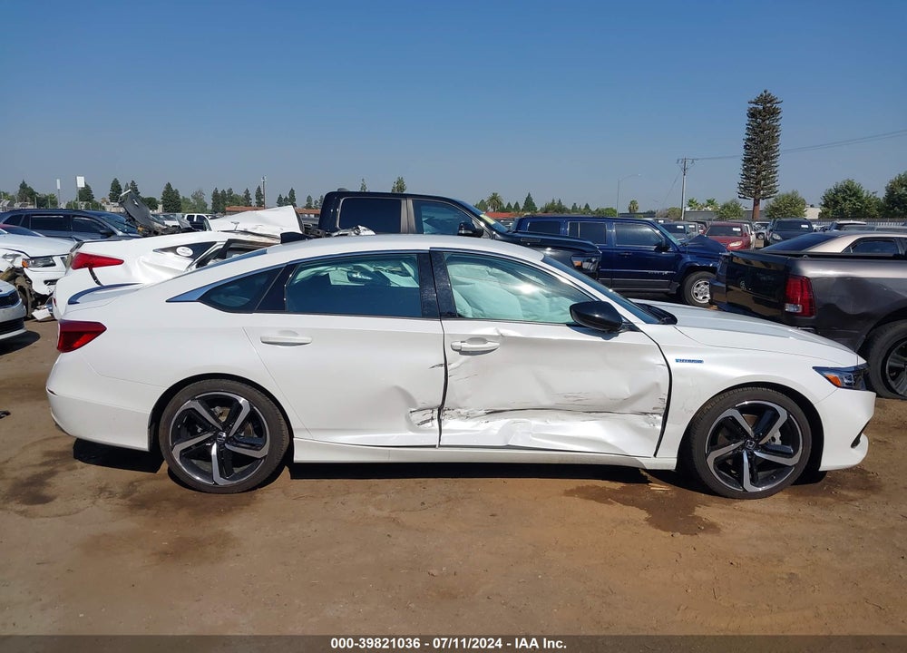 2022 HONDA ACCORD HYBRID SPORT VIN: 1HGCV3F23NA034400