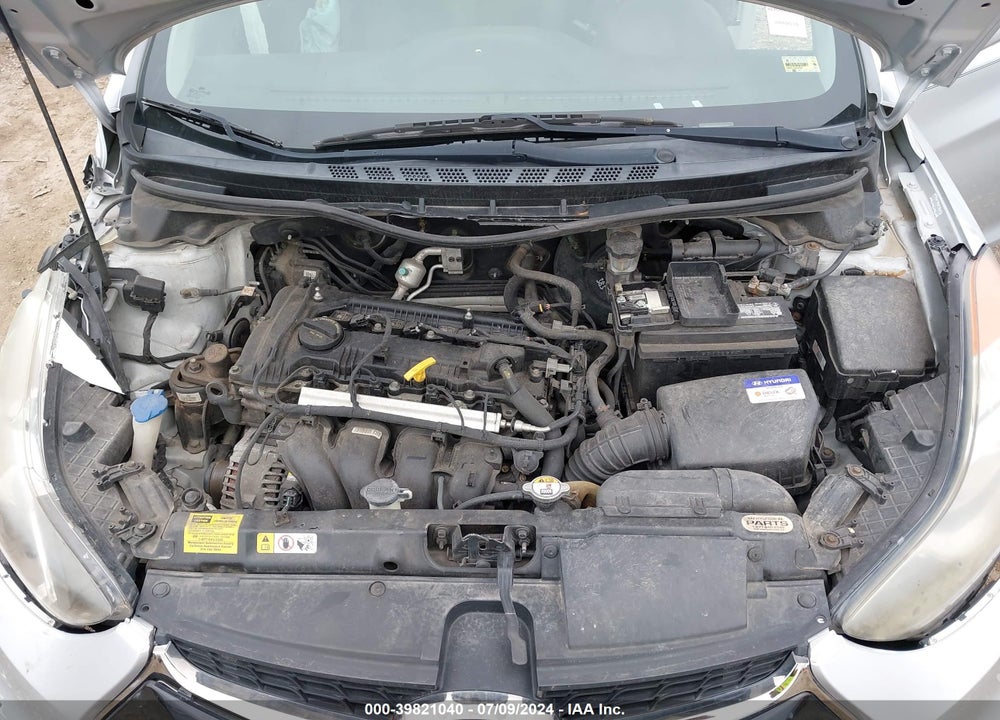 2013 HYUNDAI ELANTRA SE VIN: KMHDH6AE0DU001697