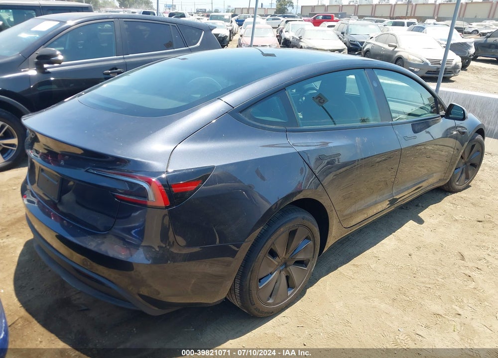 2024 TESLA MODEL 3 REAR-WHEEL DRIVE VIN: 5YJ3E1EA6RF726255