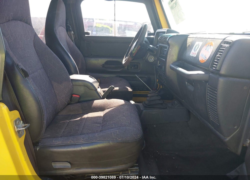 2002 JEEP WRANGLER X VIN: 1J4FA39S22P726038