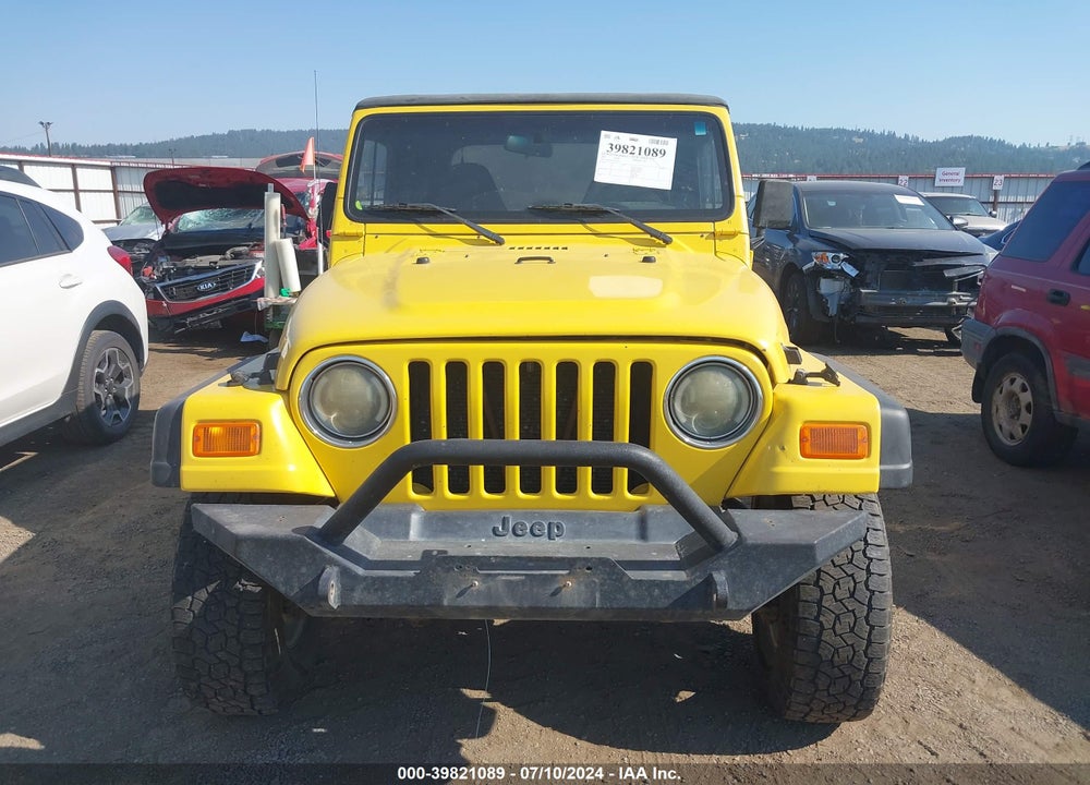 2002 JEEP WRANGLER X VIN: 1J4FA39S22P726038
