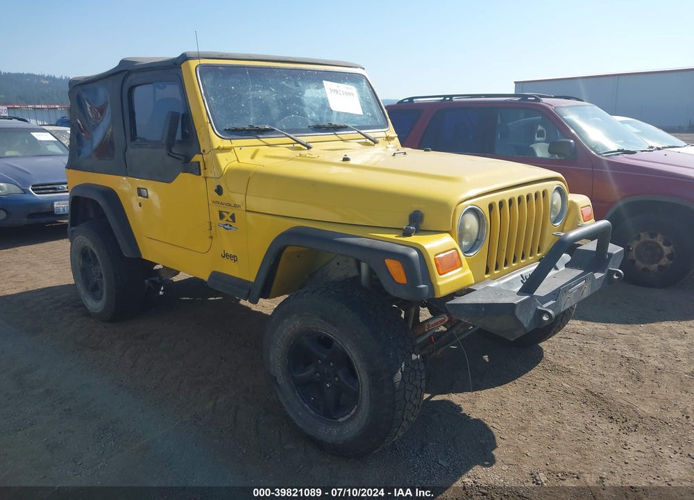2002 JEEP WRANGLER X VIN: 1J4FA39S22P726038