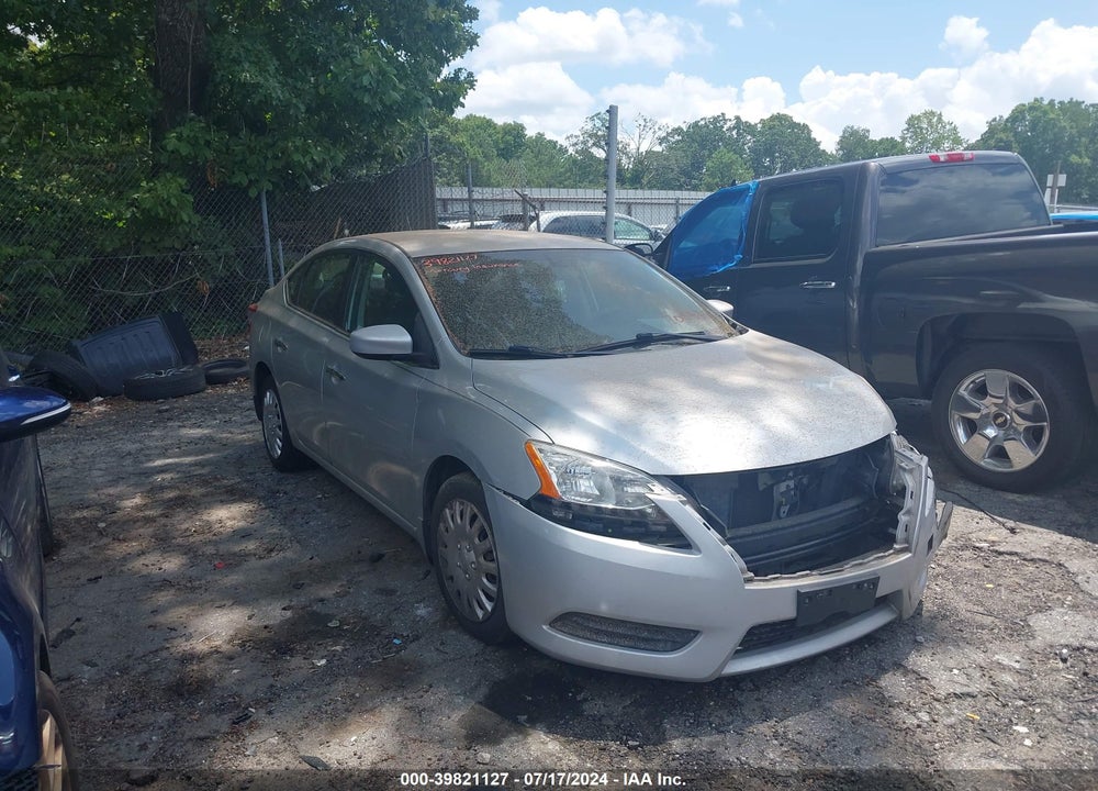2013 NISSAN SENTRA SV VIN: 3N1AB7AP5DL705438