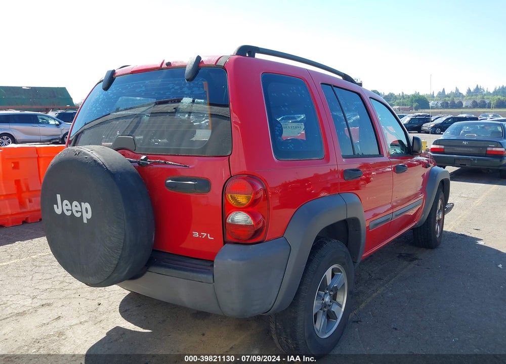 2004 JEEP LIBERTY SPORT VIN: 1J4GK48K04W147454