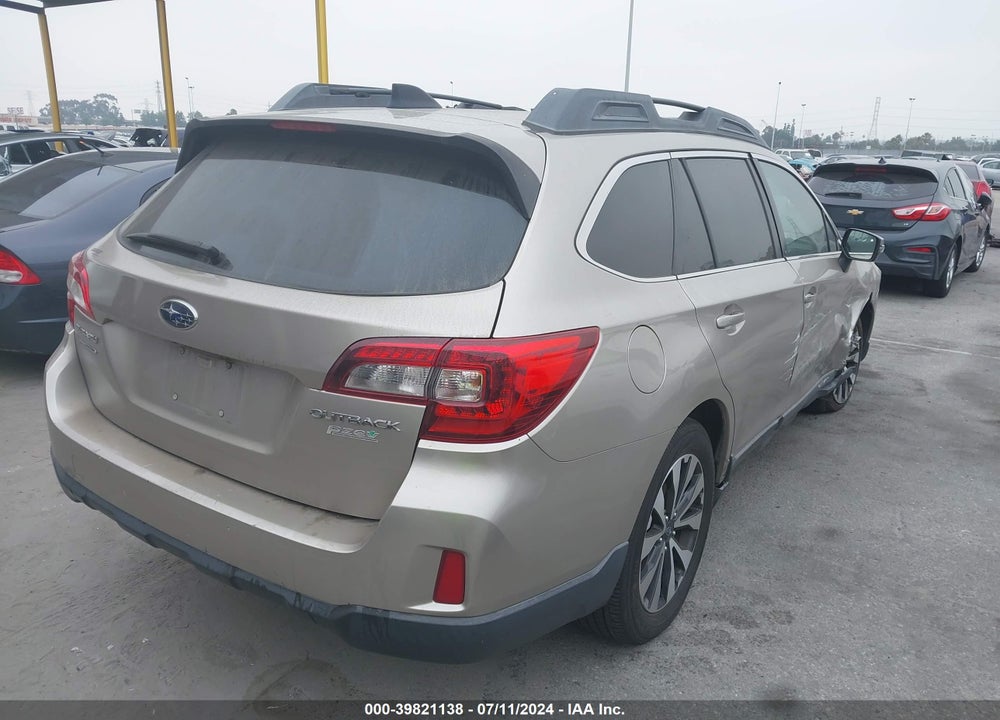 2016 SUBARU OUTBACK 2.5I LIMITED VIN: 4S4BSANC8G3252160