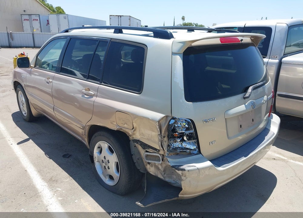 2005 TOYOTA HIGHLANDER LIMITED V6 VIN: JTEDP21A650071075