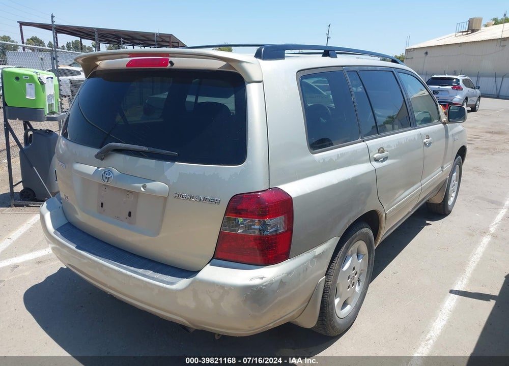 2005 TOYOTA HIGHLANDER LIMITED V6 VIN: JTEDP21A650071075