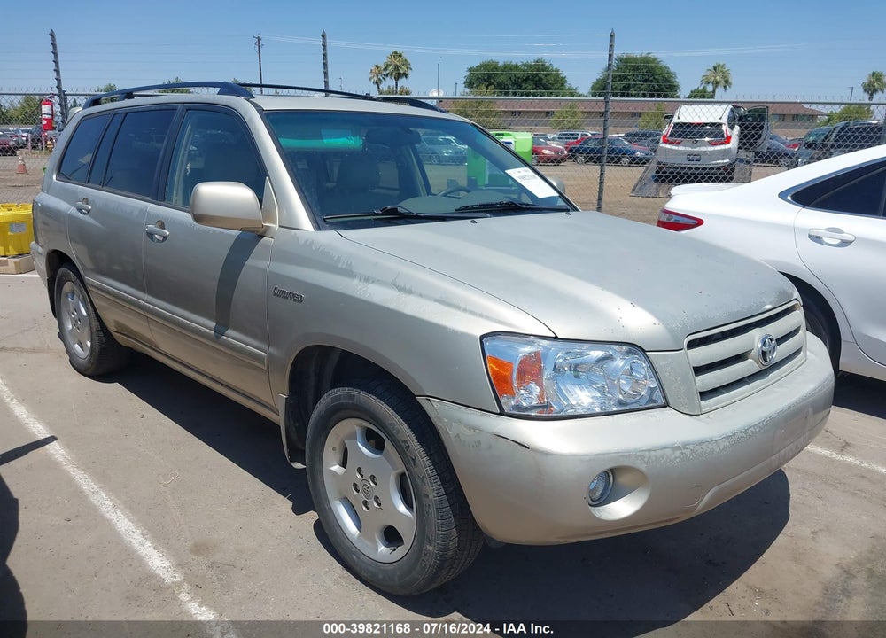 2005 TOYOTA HIGHLANDER LIMITED V6 VIN: JTEDP21A650071075