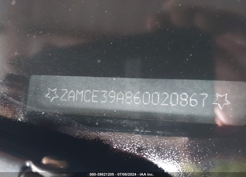 2006 MASERATI QUATTROPORTE EXECUTIVE GT/SPORT GT VIN: ZAMCE39A860020867