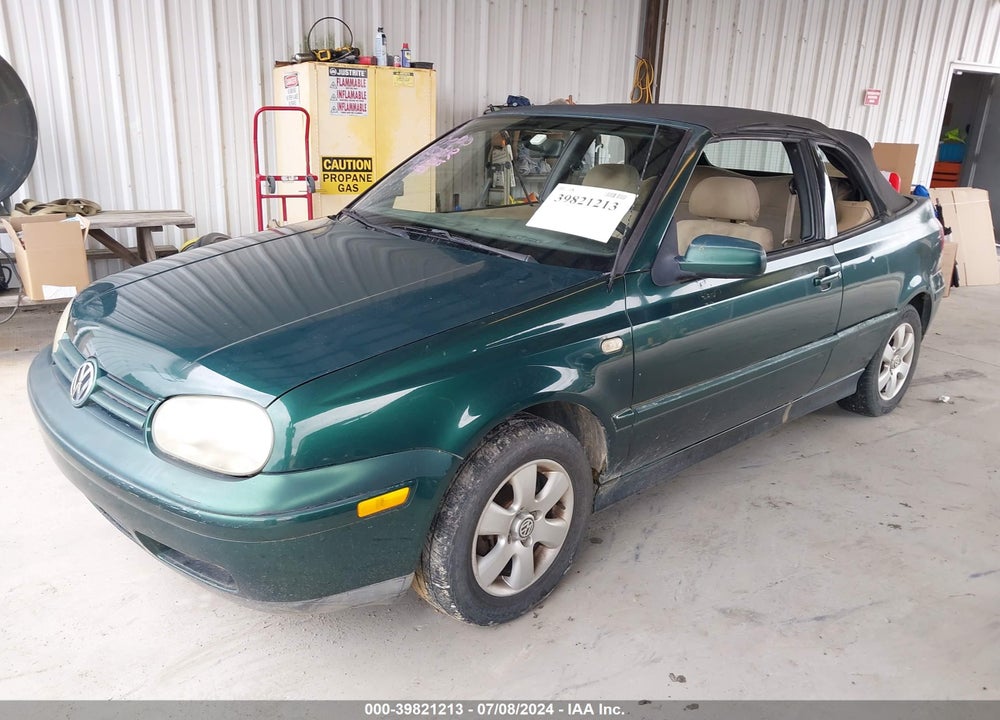 2001 VOLKSWAGEN CABRIO GLS VIN: 3VWCC21V51M806678