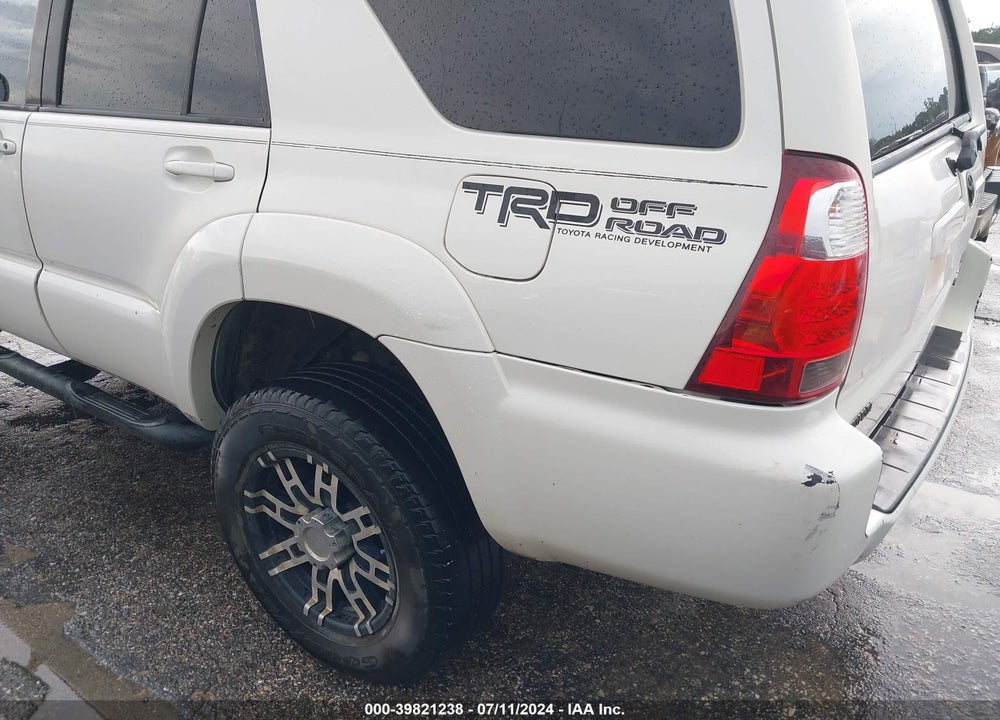 2006 TOYOTA 4RUNNER SR5 SPORT V6 VIN: JTEZU14R760071369