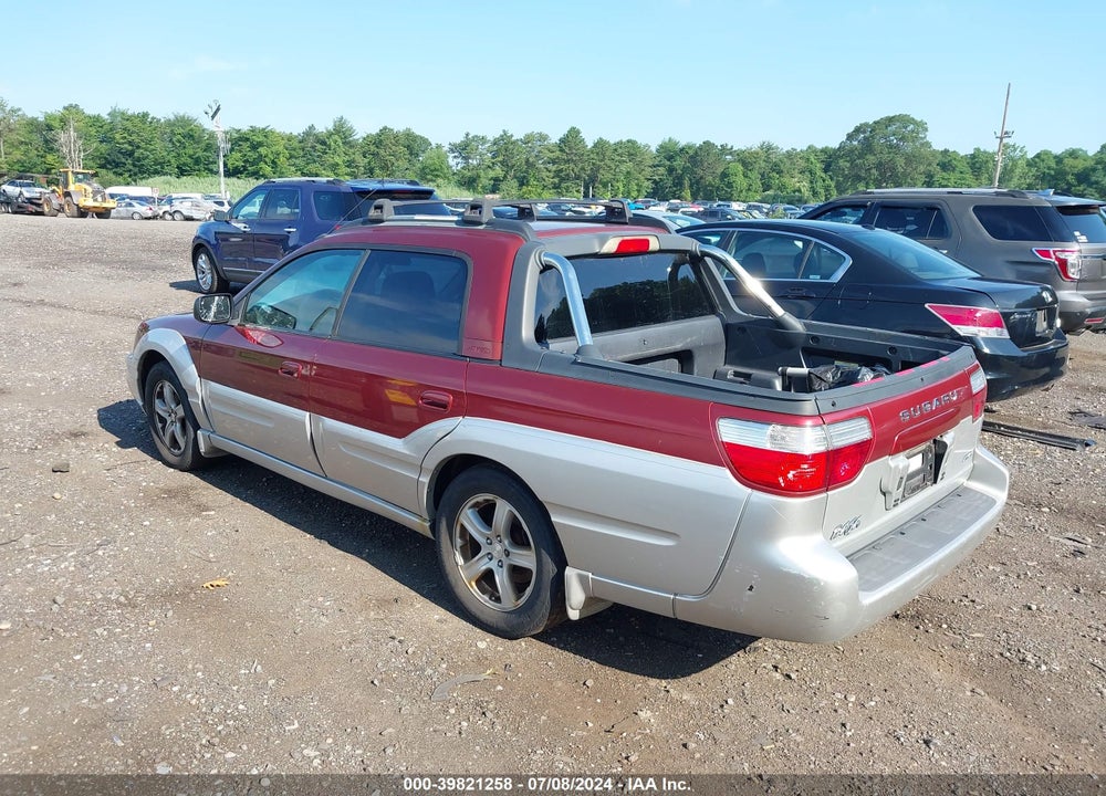2003 SUBARU BAJA VIN: 4S4BT61C537100730