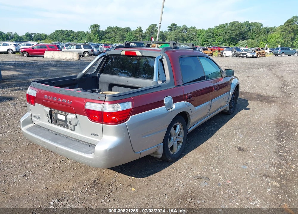 2003 SUBARU BAJA VIN: 4S4BT61C537100730