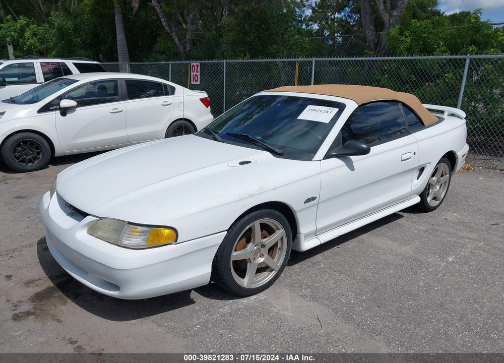 1997 FORD MUSTANG GT VIN: 1FALP45X8VF142872