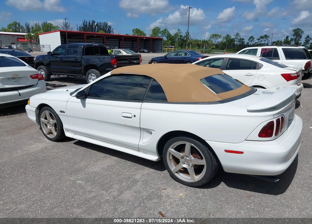 1997 FORD MUSTANG GT VIN: 1FALP45X8VF142872