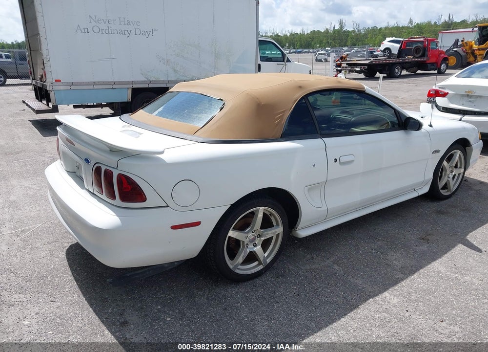 1997 FORD MUSTANG GT VIN: 1FALP45X8VF142872