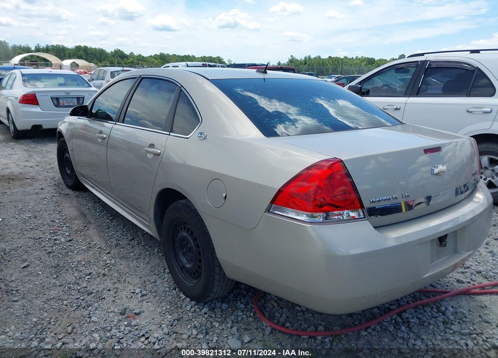 2009 CHEVROLET IMPALA LS VIN: 2G1WB57K191249247