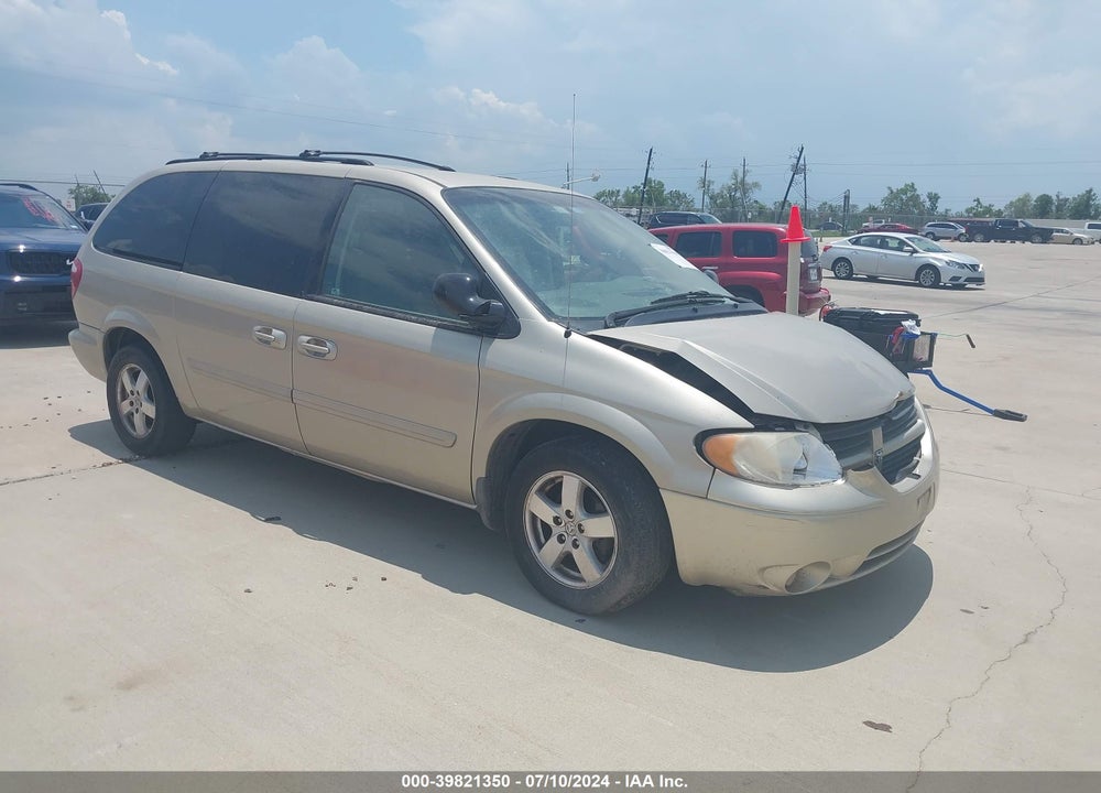 2007 DODGE GRAND CARAVAN SXT VIN: 2D4GP44L57R281009
