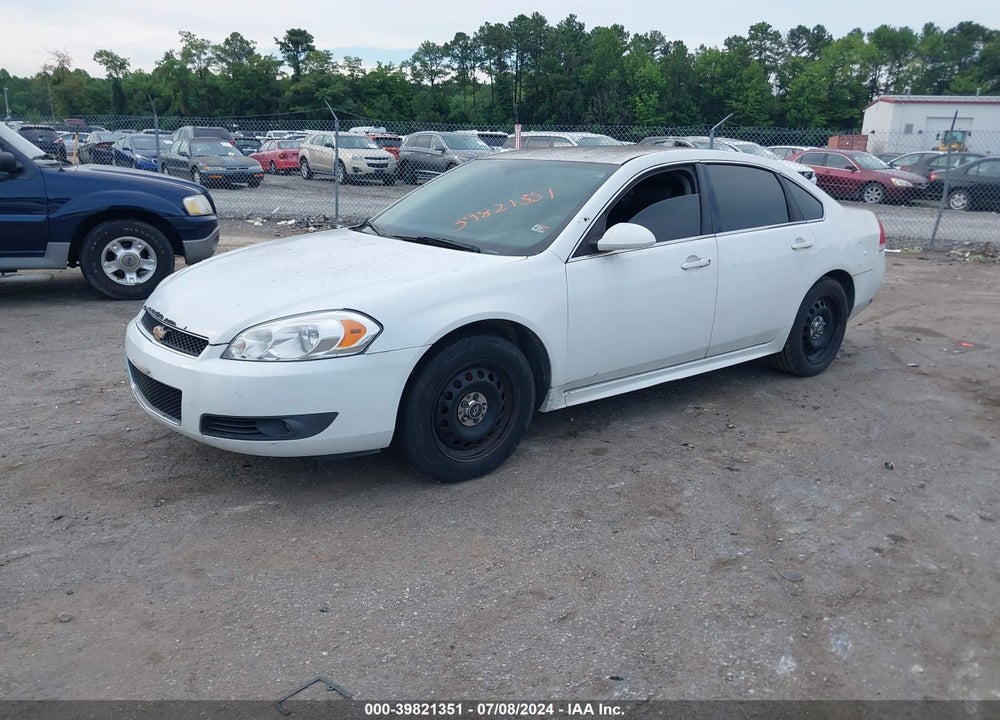 2014 CHEVROLET IMPALA LIMITED POLICE VIN: 2G1WD5E35E1167859