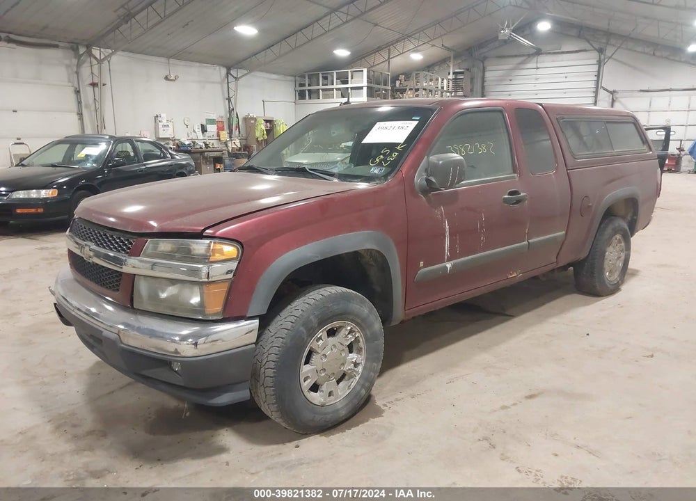 2008 CHEVROLET COLORADO LT VIN: 1GCDT39E388229391