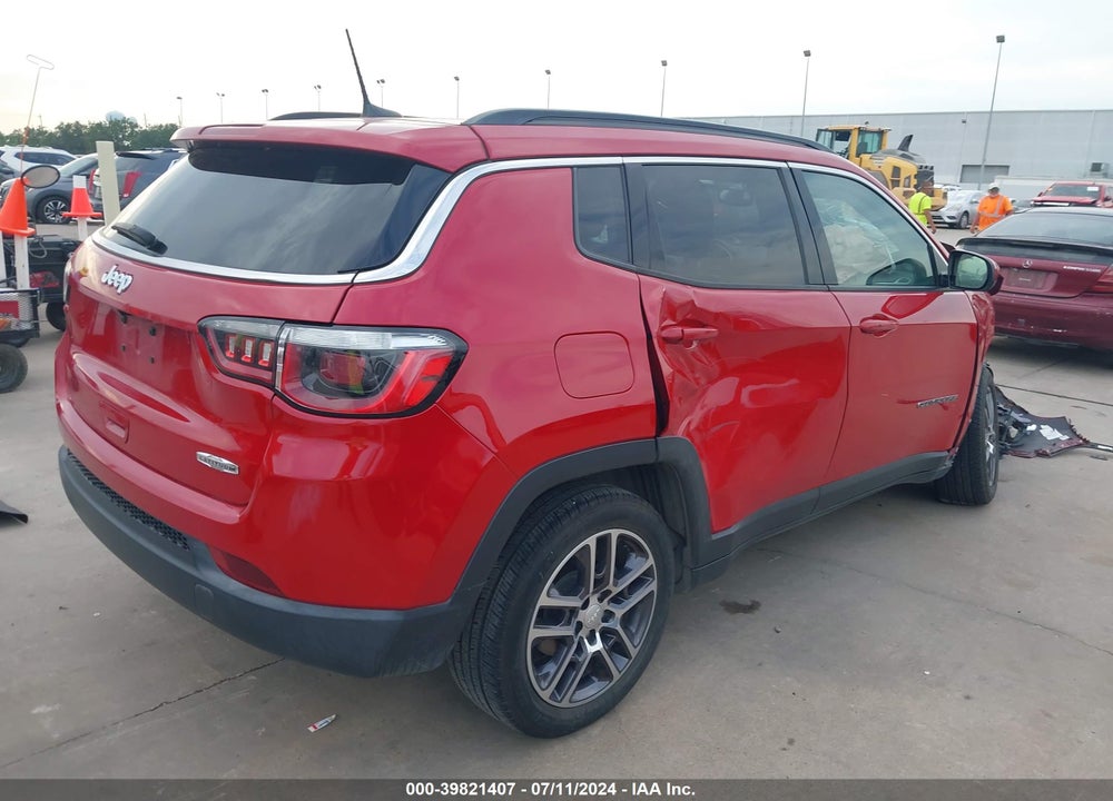 2017 JEEP NEW COMPASS LATITUDE FWD VIN: 3C4NJCBB0HT597989