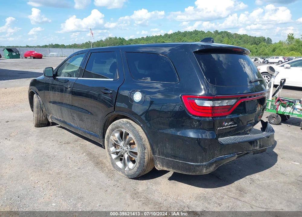 2020 DODGE DURANGO GT PLUS RWD VIN: 1C4RDHDG6LC119353