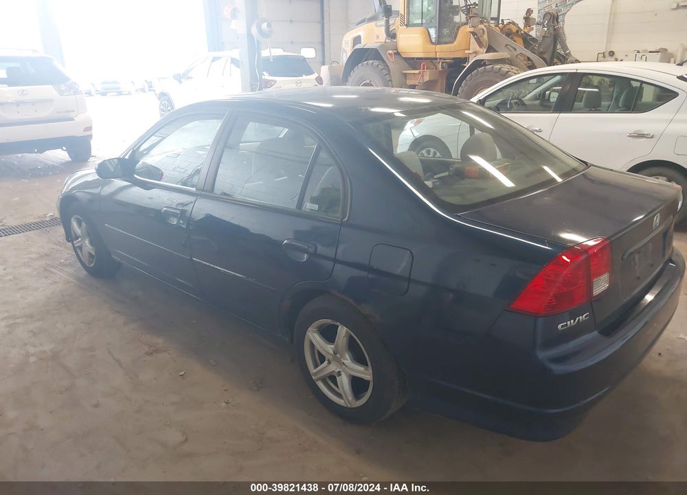 2005 HONDA CIVIC EX VIN: 2HGES26865H511967