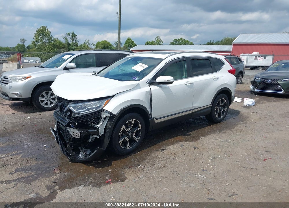 2019 HONDA CR-V TOURING VIN: 5J6RW2H98KL019430