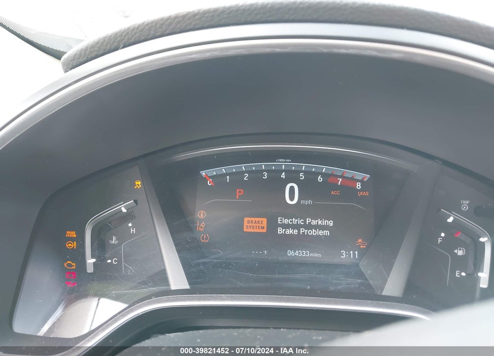2019 HONDA CR-V TOURING VIN: 5J6RW2H98KL019430